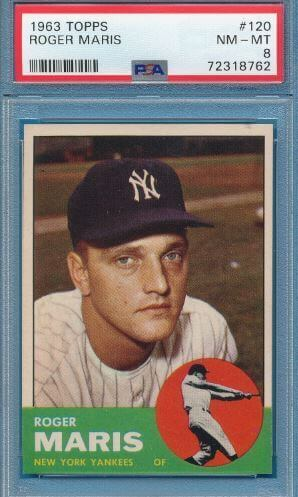 1963 Topps Roger Maris #120