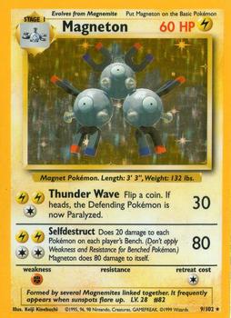 OG Magneton Pokemon shops card