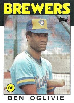  1987 Topps Baseball #586 Ben Oglivie Milwaukee Brewers