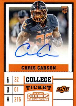 : C & I Collectibles NFL 6x8 Chris Carson Seattle