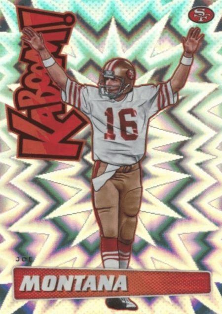 Joe Montana Jerry Rice 1990 Fleer Super Bowl MVP's Autograph Card