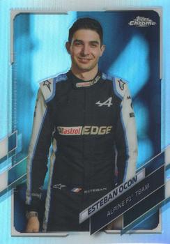 Esteban Ocon 2022 Topps Formula 1 F1 Checker Flag Parallel
