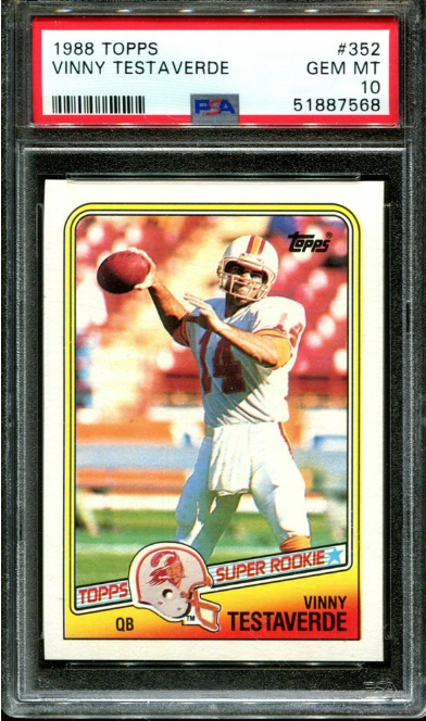 1988 Topps Vinny Testaverde #352