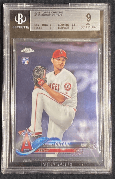 2018 Topps Chrome Shohei Ohtani Rookie Card #835-6