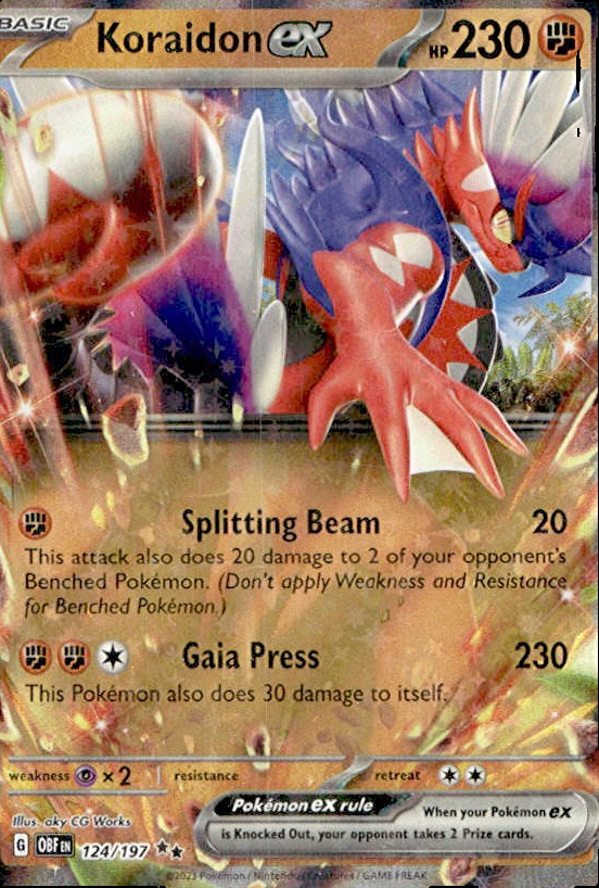 2023 Pokemon Scarlet & Violet #254/198 Koraidon ex Value null |  Collectibles.com