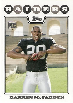 : Darren McFadden 2008 Upper Deck Rookie Jersey Card #UDRJDM  Oakland Raiders : Sports & Outdoors