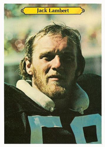 : Jack Lambert football card (Pittsburgh Steelers) 1984 Topps  #168 : Collectibles & Fine Art