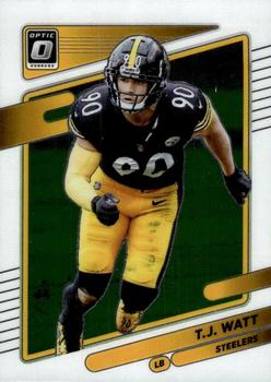 2022 Classics TJ WATT Yellow Parallel 94/99 Pittsburgh Steelers