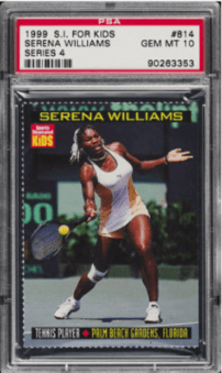 1999 S.I. For Kids Series 4 Serena Williams #814 — $117,000