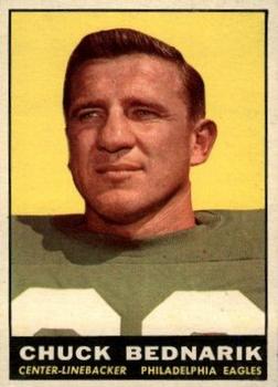 Item Detail - Chuck Bednarik Eagles Pro FB HOFer TYPE I photo used for his  1955 Bowman Football Card