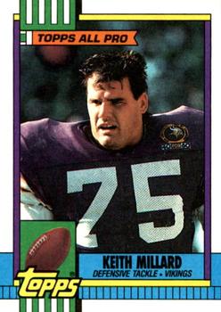 1990 Fleer #105 Keith Millard Minnesota Vikings ~A2D