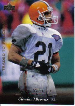 Eric Metcalf - Browns #34 American Football 1990-91 Panini Sticker