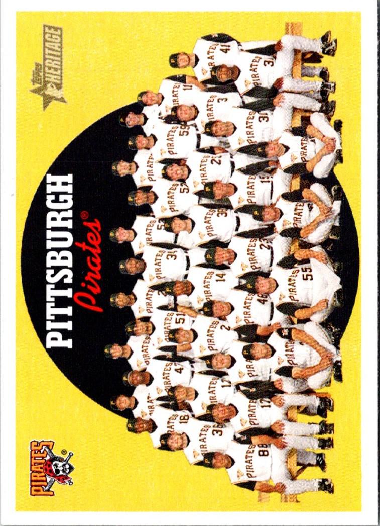  Pittsburgh Pirates Team Card 70th Anniversary