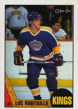 1987 O-Pee-Chee Luc Robitaille #42