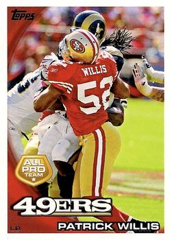 PATRICK WILLIS 2007 SP Threads Rookie Patch Jersey No. PT-PW