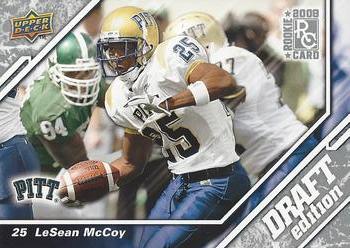 lesean mccoy rookie draft gu quad jersey pittsburgh pitt panthers college  #/50