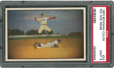 1953 Bowman Pee Wee Reese #33
