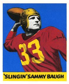 SAMMY BAUGH UNSIGNED WASHINGTON REDSKINS 8X10 PHOTO #1