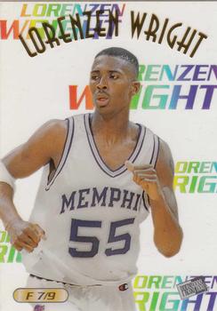 Men's Memphis Grizzlies #42 Lorenzen Wright White Hardwood