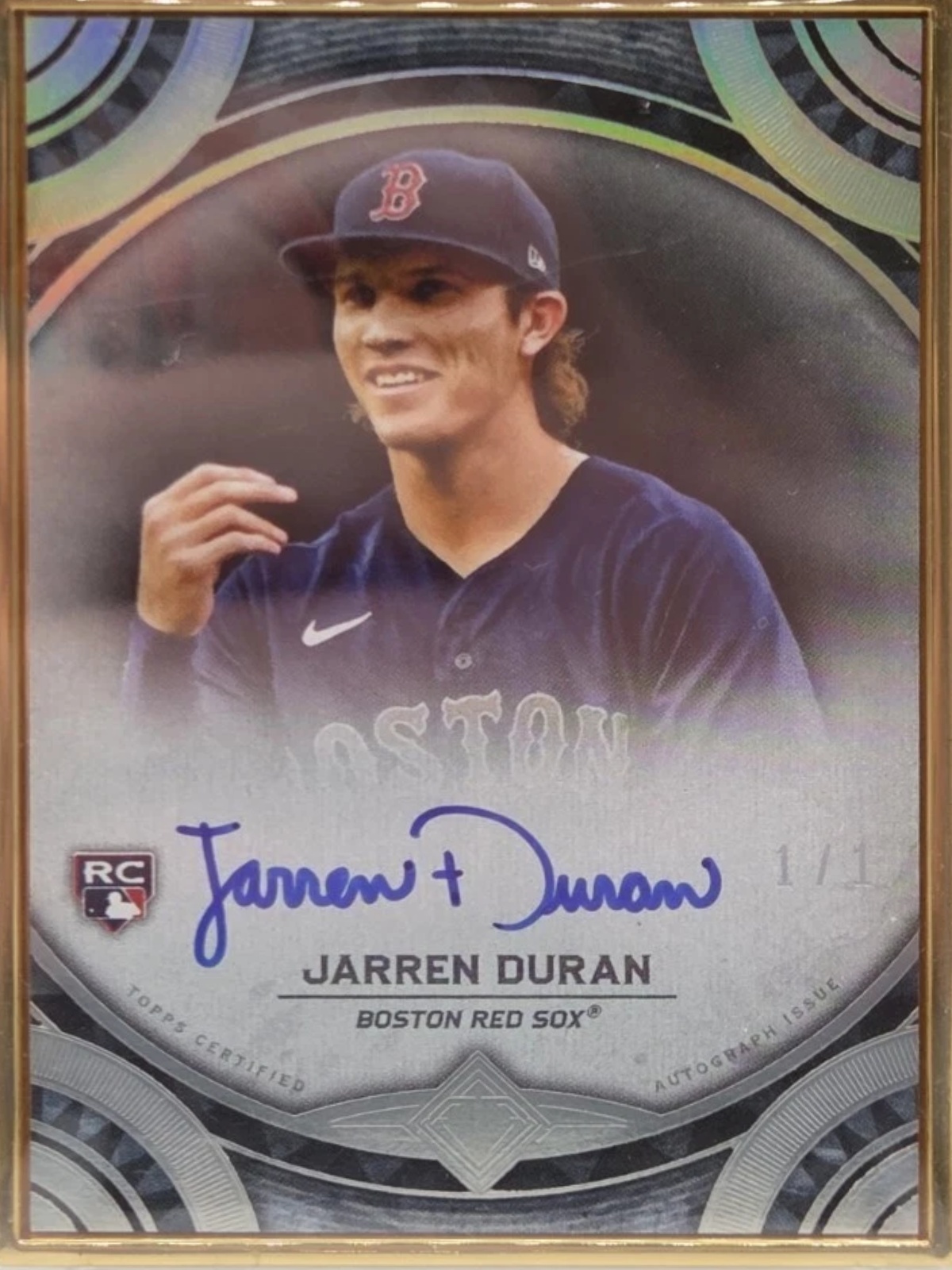 Jarren Duran Cards: Values, Rookies | Collectibles.com