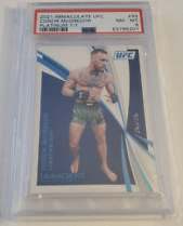 2021 Immaculate UFC Conor McGregor #93 Platinum 1/1—$8,700