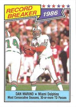 1987 Topps 1000 Yard Club #12 Al Toon Value - Football