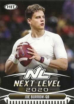 Joe Burrow Athens High School Autographed 2020 Sage Hit Football Card –