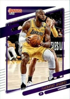 LeBron James 2022 2023 Hoops Series Mint Blue Parallel Version of Card #170