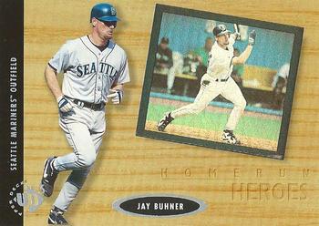 Jay Buhner autographed baseball card (Seattle Mariners) 1998