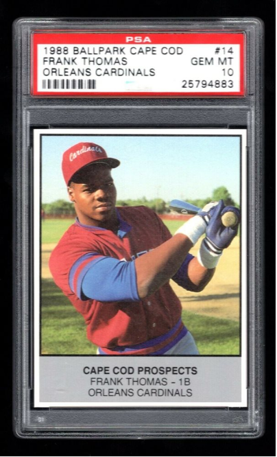 1988 Cape Cod Prospects Ballpark Frank Thomas Rookie Card #14