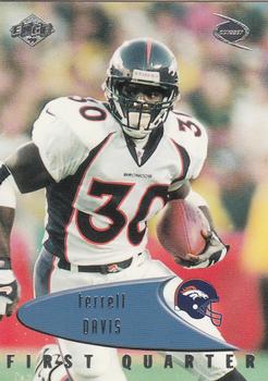 TERRELL DAVIS 1997 Collector's Edge Masters Night Games #13 Card