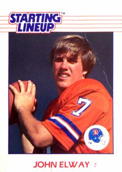 1990 John Elway Kenner Starting Lineup Football Card