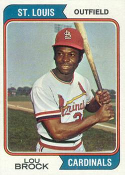 1967 Topps #285 Lou Brock St. Louis Cardinals Baseball Card Ex/mt
