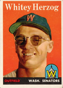 Sold at Auction: 1962 Topps Baseball #513 Whitey Herzog (HoF