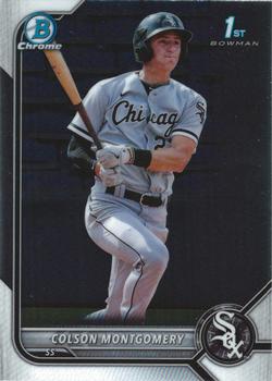 Lot - 2022 1st Bowman Chrome Mojo Refractor Colson Montgomery RC