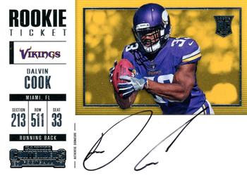 : 2020 Donruss Elite #72 Dalvin Cook Minnesota Vikings