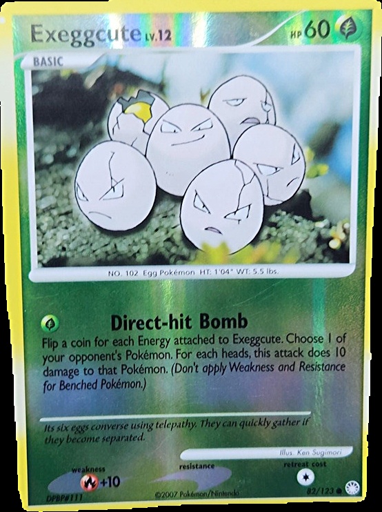 1999 exeggcute pokemon card Skateboard 8''*31.6'' main image 1