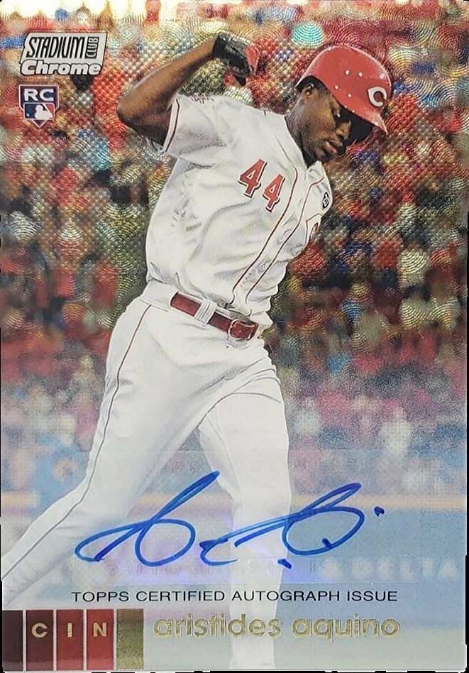 Topps Opening Day Aristides good Aquino RC Re