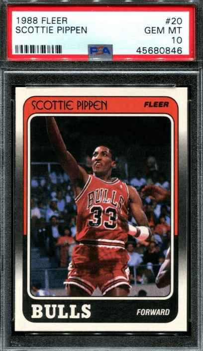 1988-89 Fleer Scottie Pippen RC #20