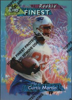 CURTIS MARTIN 1996 Beckett Football Monthly NE Patriots Rookie