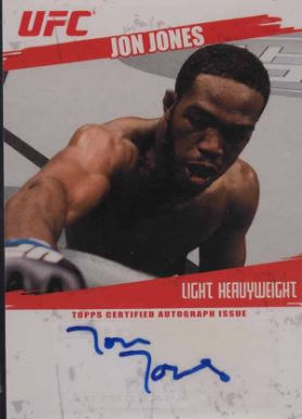 2009 Topps UFC Jon Jones Rookie Card Auto #FAJJ - $8,700