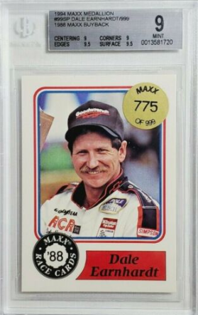1994 Maxx ‘88 1988 Maxx Dale Earnhardt #99 /999