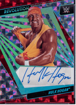 2022 Panini Revolution WWE Autographs Kaleidoscope Hulk Hogan #AG-HHG /1