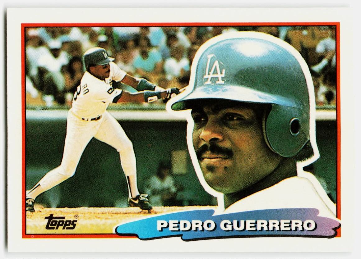Sold at Auction: 1991 Fleer Pedro Guerrero Error Card #634