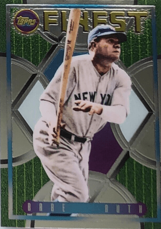 2022 Topps Finest Flashbacks Babe Ruth Short Print SP #220