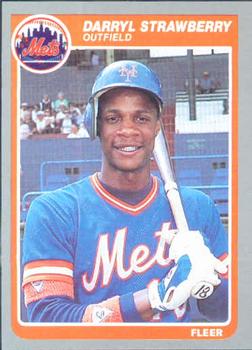 Fleer Baseball 1985 Base Card 82 Dwight Gooden