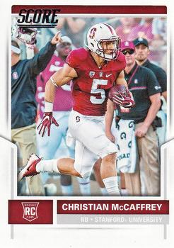 Christian McCaffrey 2017 Panini Donruss Autograph Rookie Card #318