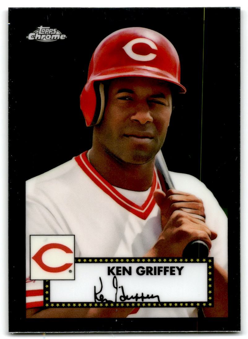 Ken Griffey Jr 2021 Topps Chrome Platinum 47/75 Rose Gold
