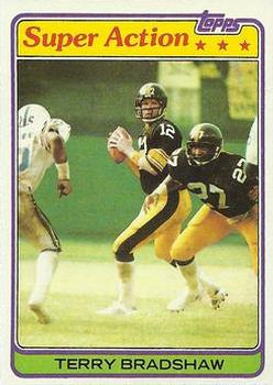 1977 Topps Terry Bradshaw 245 Football Card Pittsburgh 