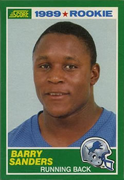 1990 pro set barry sanders 1 Values - MAVIN